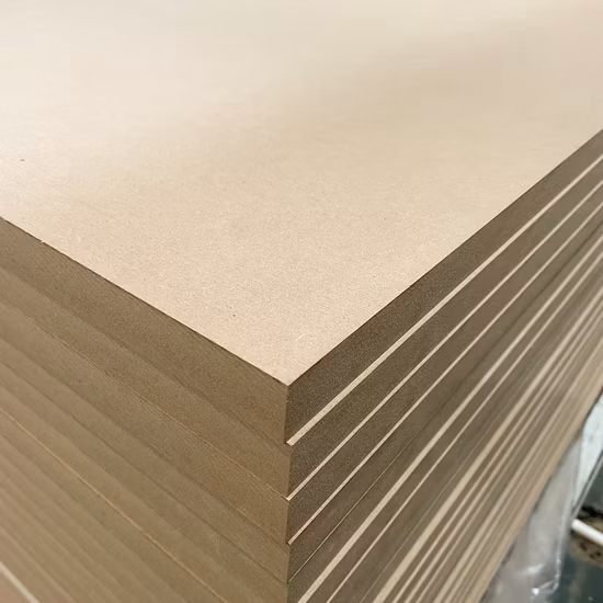 Medium Density Fiberboard High Moisture Resistance Raw Plain MDF