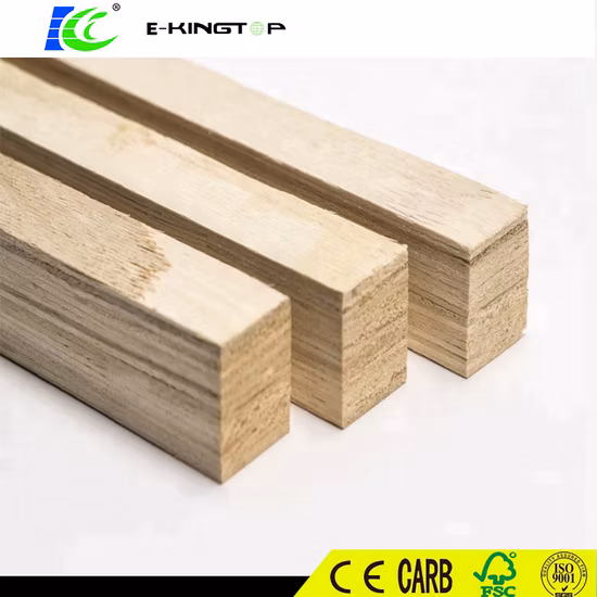 Marco de madera de madera, marco de puerta LVL, listón de cama LVL, LVL para embalaje