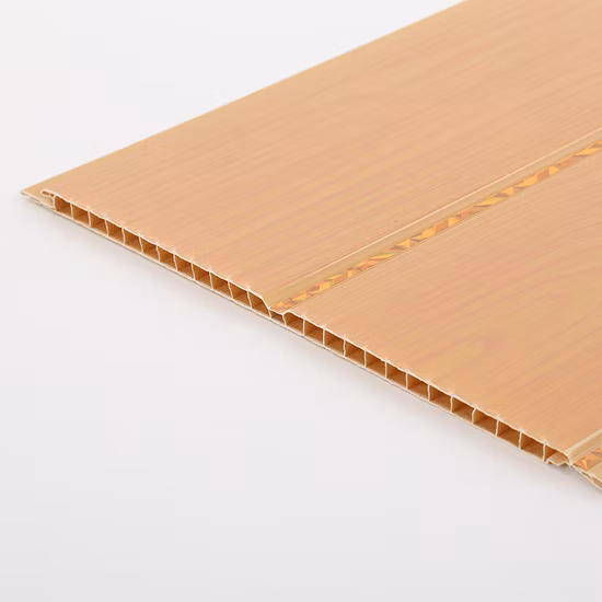 Panel de techo de PVC barato de madera con laminación de impresión Panel UV. tablero ultravioleta