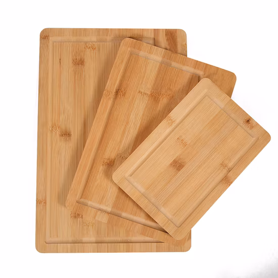 Tabla de cortar de madera natural para restaurante